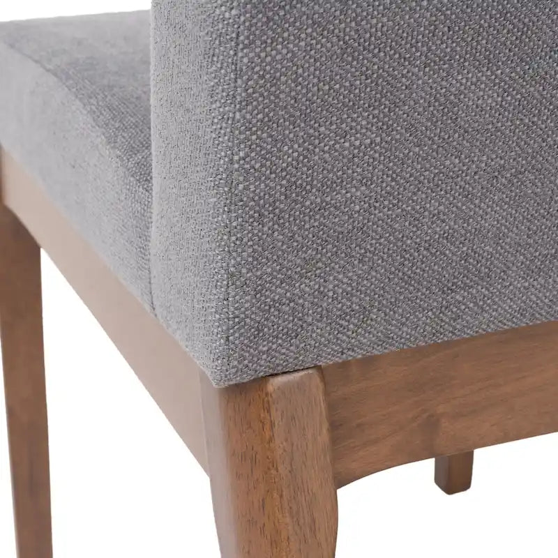 Juego de comedor de 5 piezas, juego de cocina con mesa de comedor con estructura de madera y 4 sillas tapizadas para comedor o restaurante