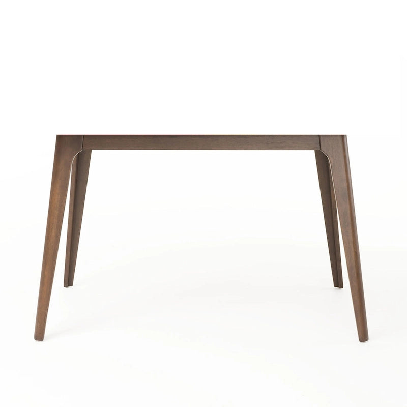 Juego de comedor de 5 piezas, juego de cocina con mesa de comedor con estructura de madera y 4 sillas tapizadas para comedor o restaurante