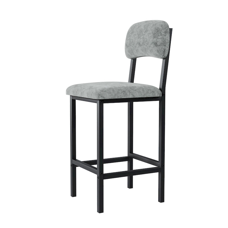 Ensemble de salle à manger 3 pièces de style moderne avec table rectangulaire et 2 chaises de salle à manger rembourrées