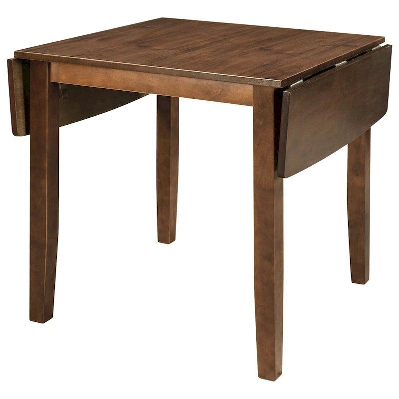 Juego de mesa de comedor para rincón de desayuno de madera de 3 piezas con mesa de ala caída