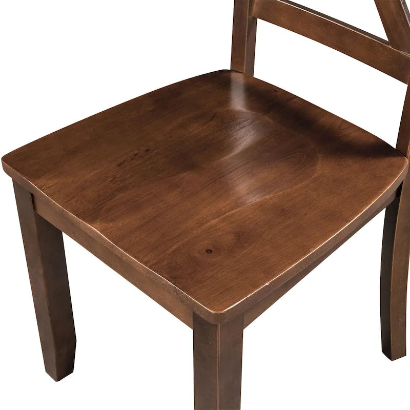 Juego de mesa de comedor para rincón de desayuno de madera de 3 piezas con mesa de ala caída