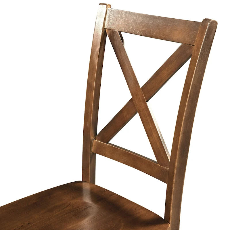 Juego de mesa de comedor para rincón de desayuno de madera de 3 piezas con mesa de ala caída