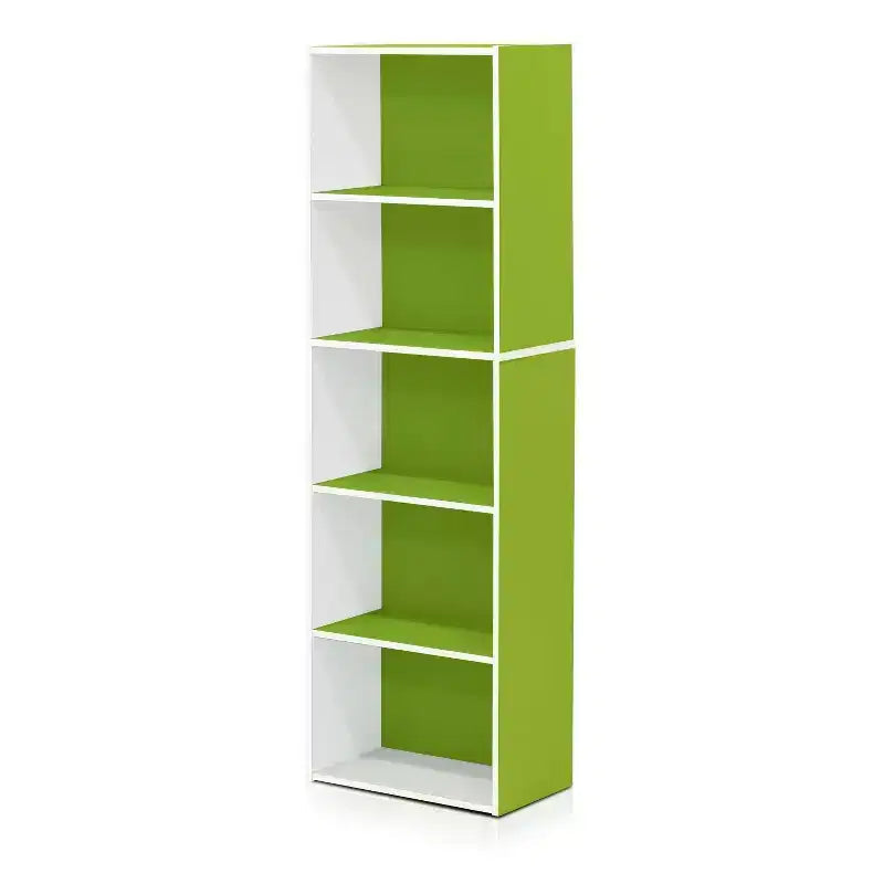 Furinno 5-Cube Reversible Bookcase Open Shelf Dispaly Rack Horizontal Vertical