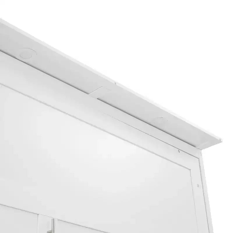 Luxystar Queen Murphy Bed with Storage Shelves, 4 Drawers and Lights