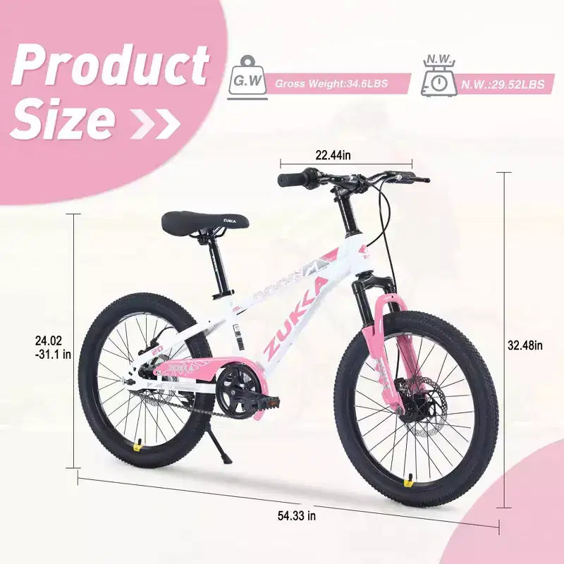 Bicycles, 20 Inch Kids Road Hybrid Bike For 7-10 Years Old Toddlers Kids, Steel Commuter Bike, Single Speed Kids Beach Road City Bike For Boys Girls