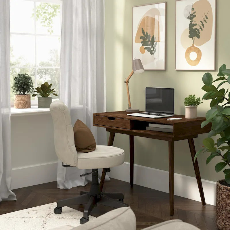 Bush Furniture Nora 40W Writing Computer Desk with Storage