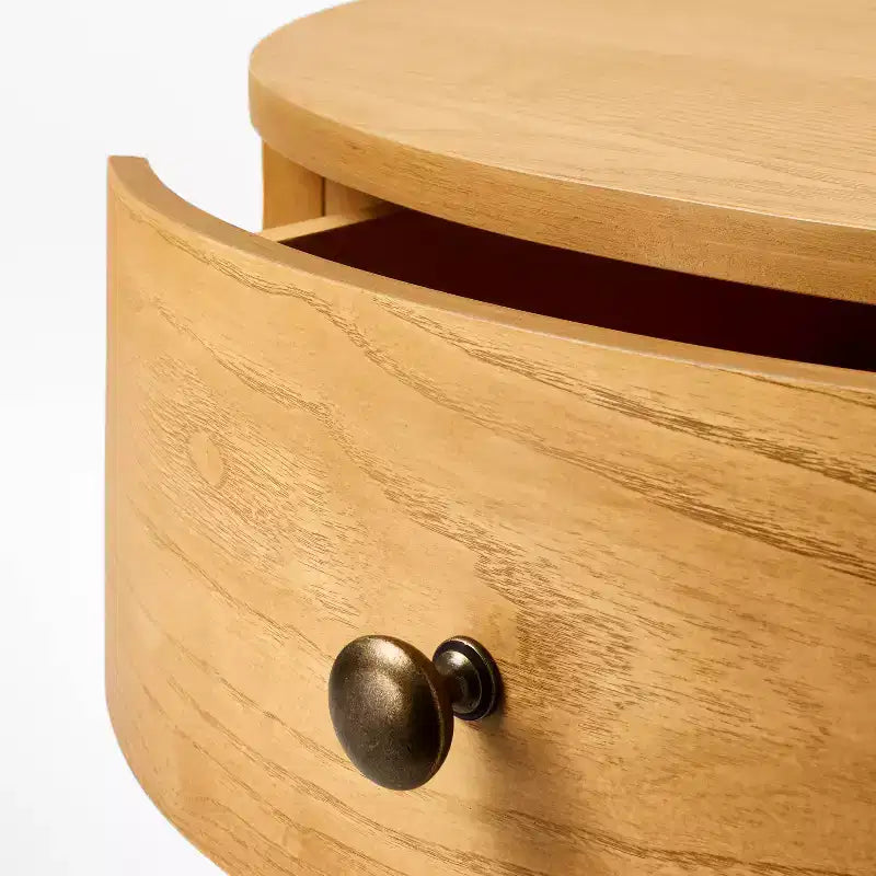 Harriett Nightstand Natural Wood - Threshold designed with Studio McGee