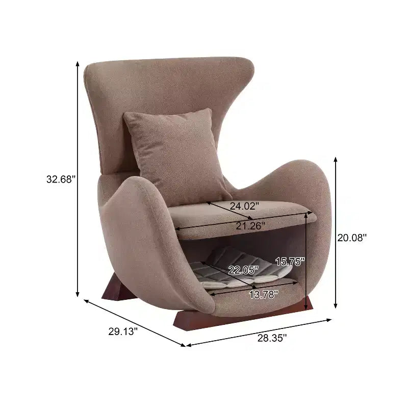 Christopher Knight Home Hudson Modern Fabric Upholstered Accent Chair with Pet Nook and Storage Space