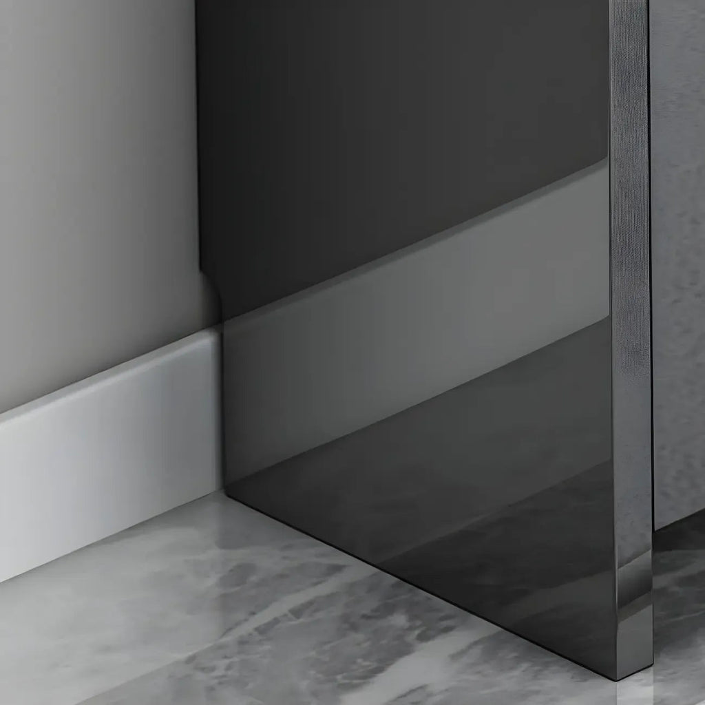 Entryway Glam Black Shoe Storage with Adjustable Shelves