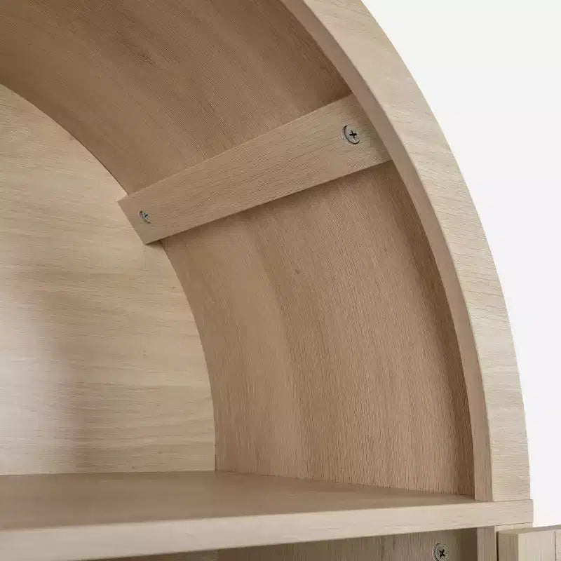 Arched Cabinet Wooden Display Cabinet