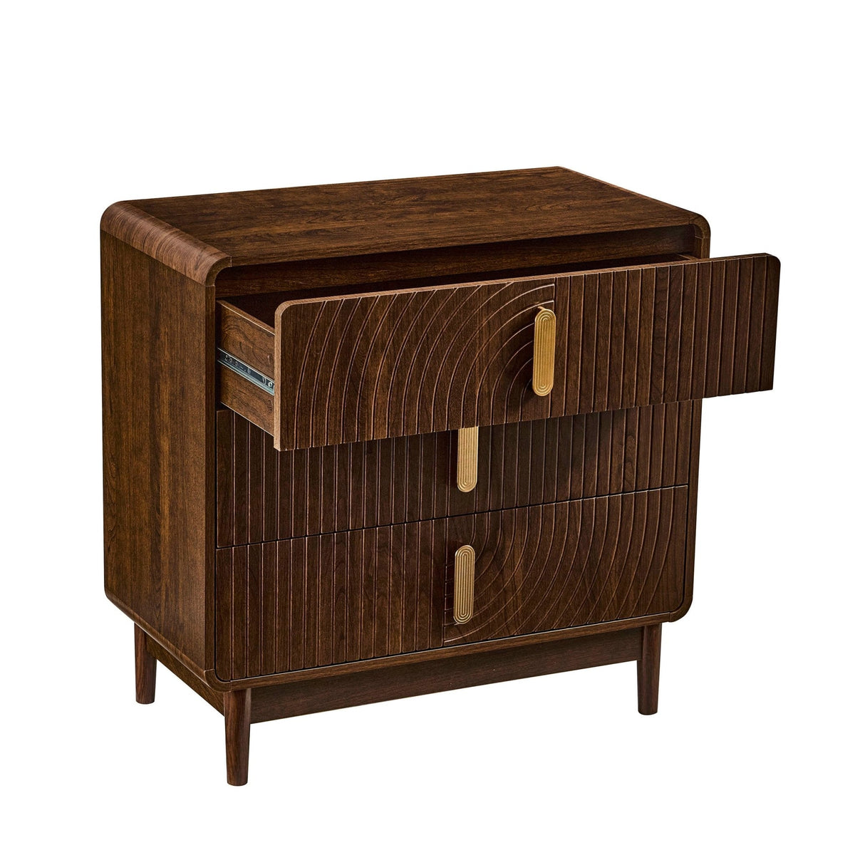 3 Drawer Chest - Walnut