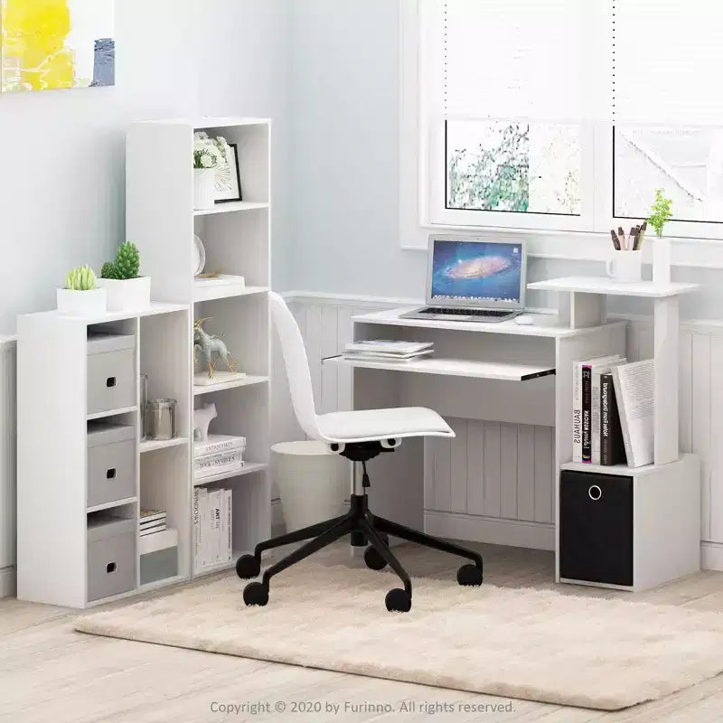 Furinno 5-Cube Reversible Bookcase Open Shelf Dispaly Rack Horizontal Vertical