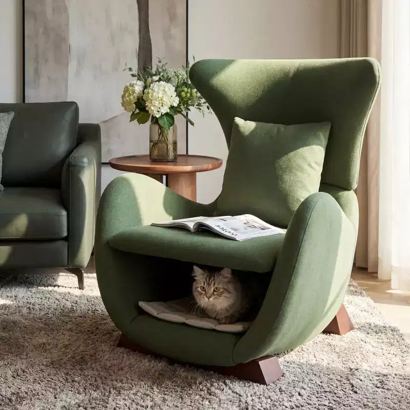 Christopher Knight Home Hudson Modern Fabric Upholstered Accent Chair with Pet Nook and Storage Space