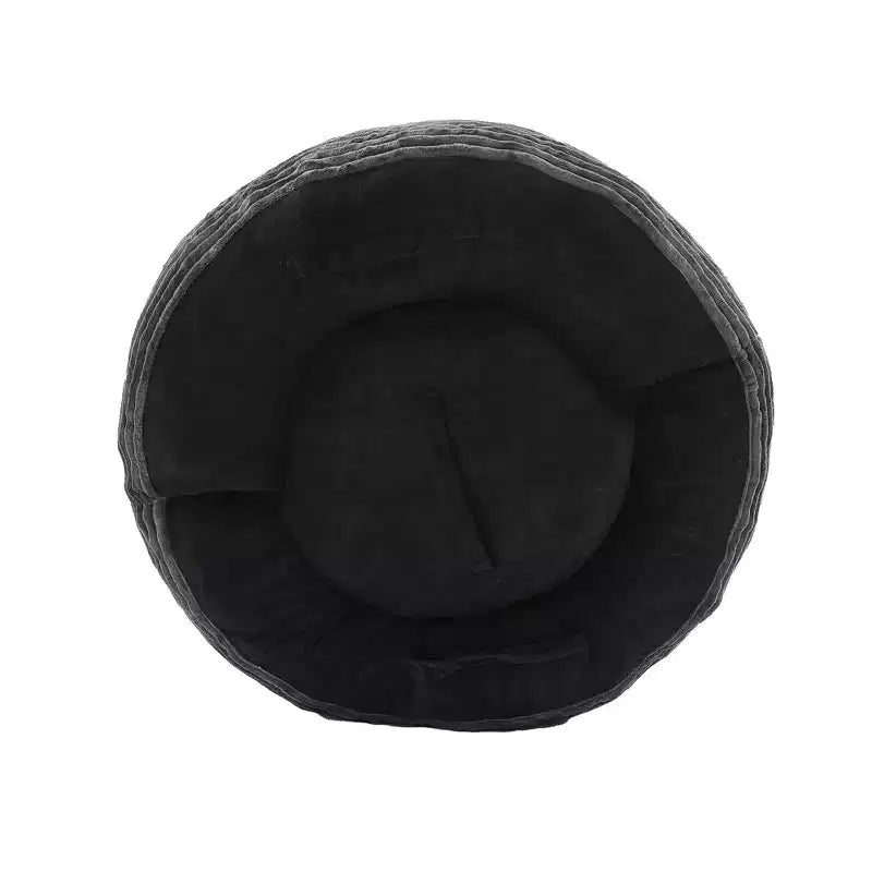 Bean Bag Sofa for Adults Kids, Oversized Corduroy Bean Bag Chair with 3 Pillows & Armrest for Living Room Bedroom