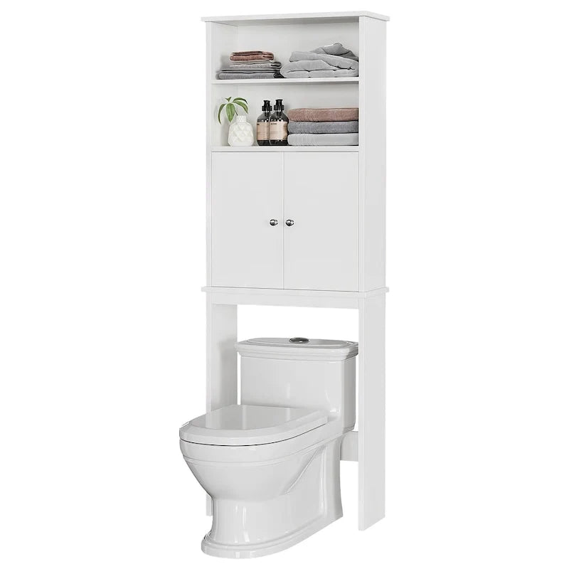 Meuble de rangement à suspendre au-dessus des toilettes Futzca avec porte