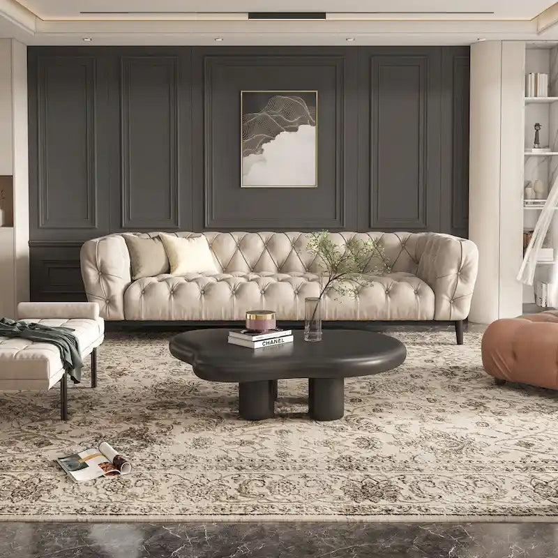 48.5 Modern Cloud Shape 4 Legs Coffee Table