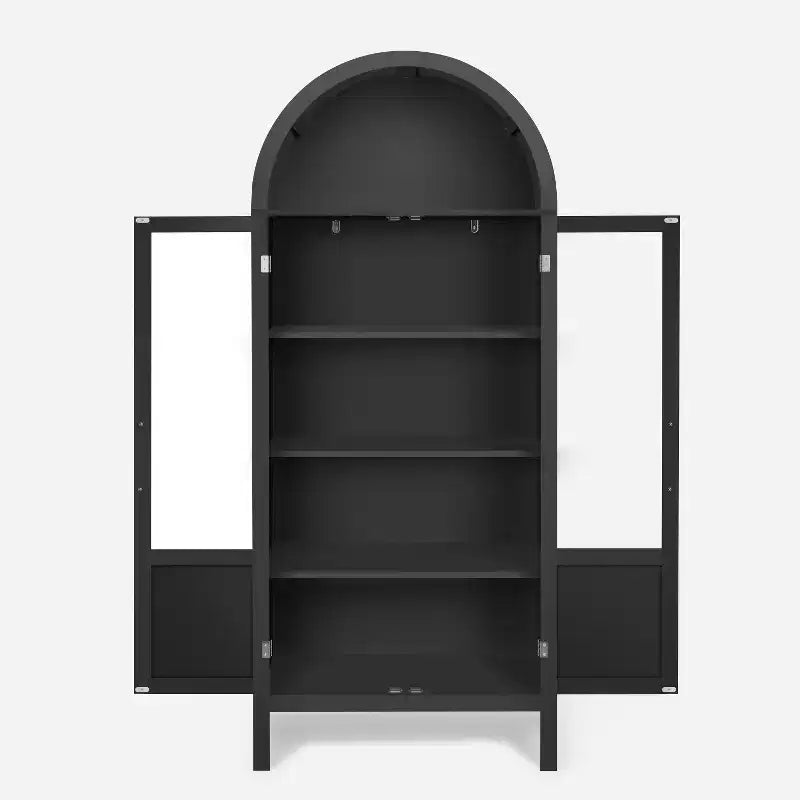 Arched Cabinet Wooden Display Cabinet