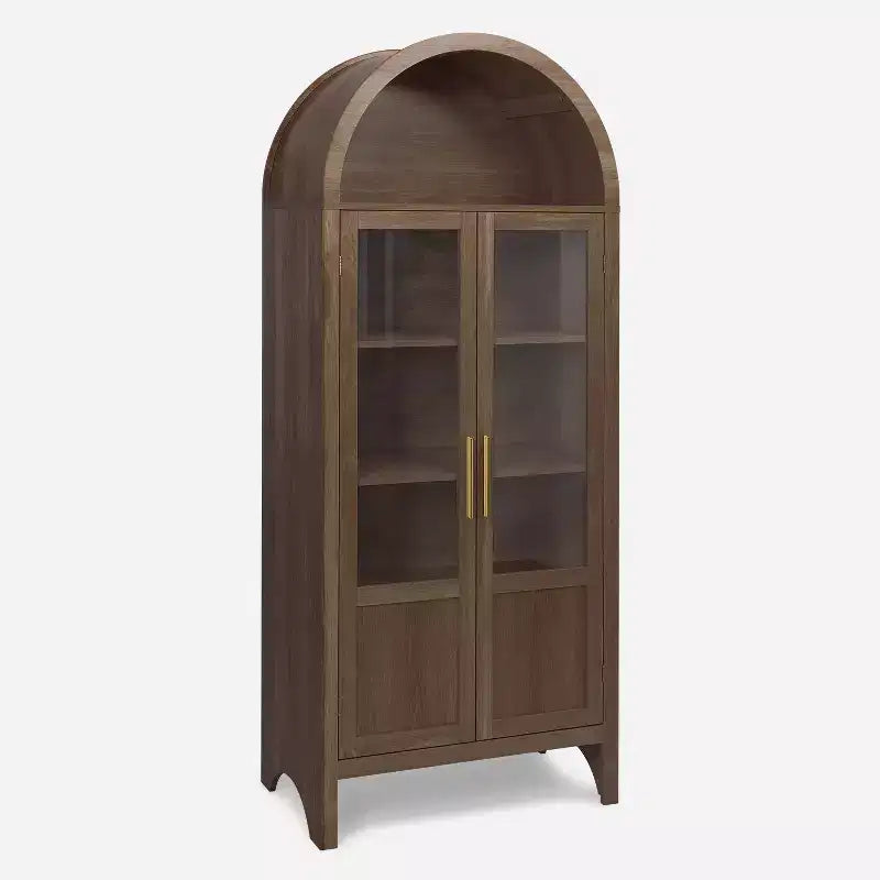 Arched Cabinet Wooden Display Cabinet