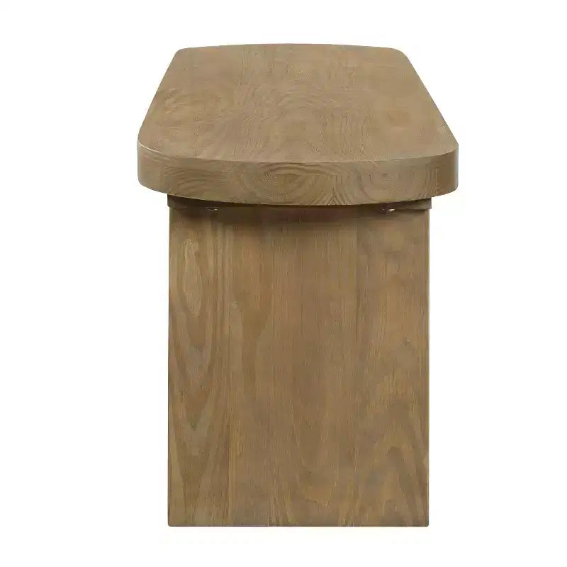 Christopher Knight Home Chaeryeong Farmhouse Pine Dining Bench with Rounded Corner
