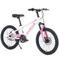 Bicycles, 20 Inch Kids Road Hybrid Bike For 7-10 Years Old Toddlers Kids, Steel Commuter Bike, Single Speed Kids Beach Road City Bike For Boys Girls
