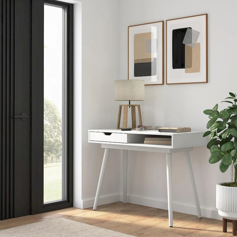 Bush Furniture Nora 40W Writing Computer Desk with Storage