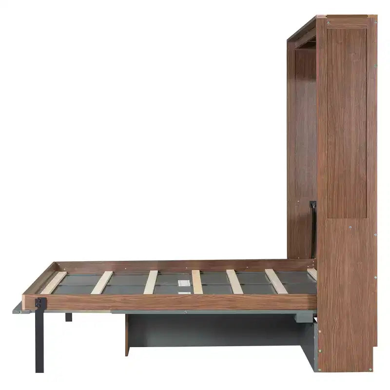 GDF Studio Lawrence Full Size Murphy Bed with Foldable Desk
