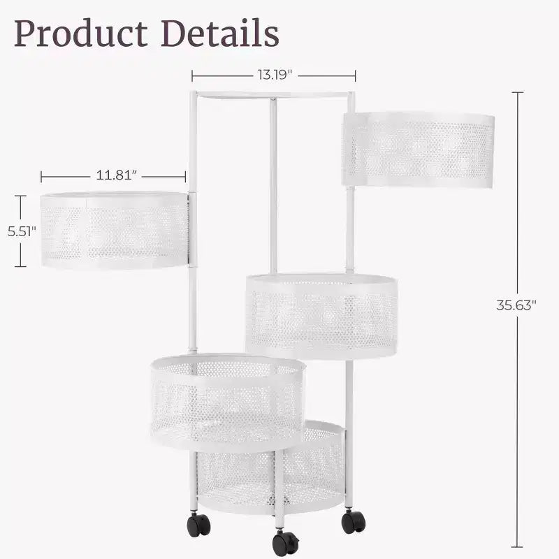 5 Tier Circle Storage