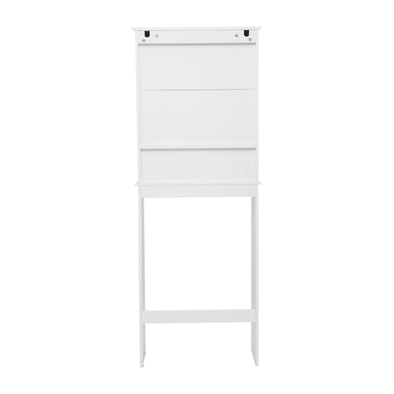 Farmhouse Over the Toilet Cabinet with Shelves and Magnetic Closure Doors