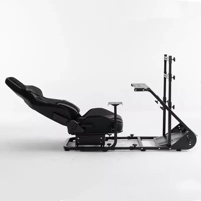 Cockpit de course stabilisé amélioré JVNOXK, simulateur de conduite réglable (hors frein à main, pédales et écran)