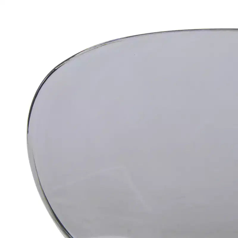 LeisureMod Bristol 5-Piece Dining Set Round Dining Table, 4 Plastic Dining Chairs White Legs