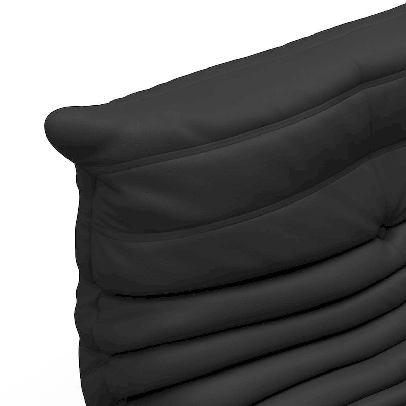 Furgle Canapé en cuir microfibre Design ergonomique Canapé paresseux Canapé de sol