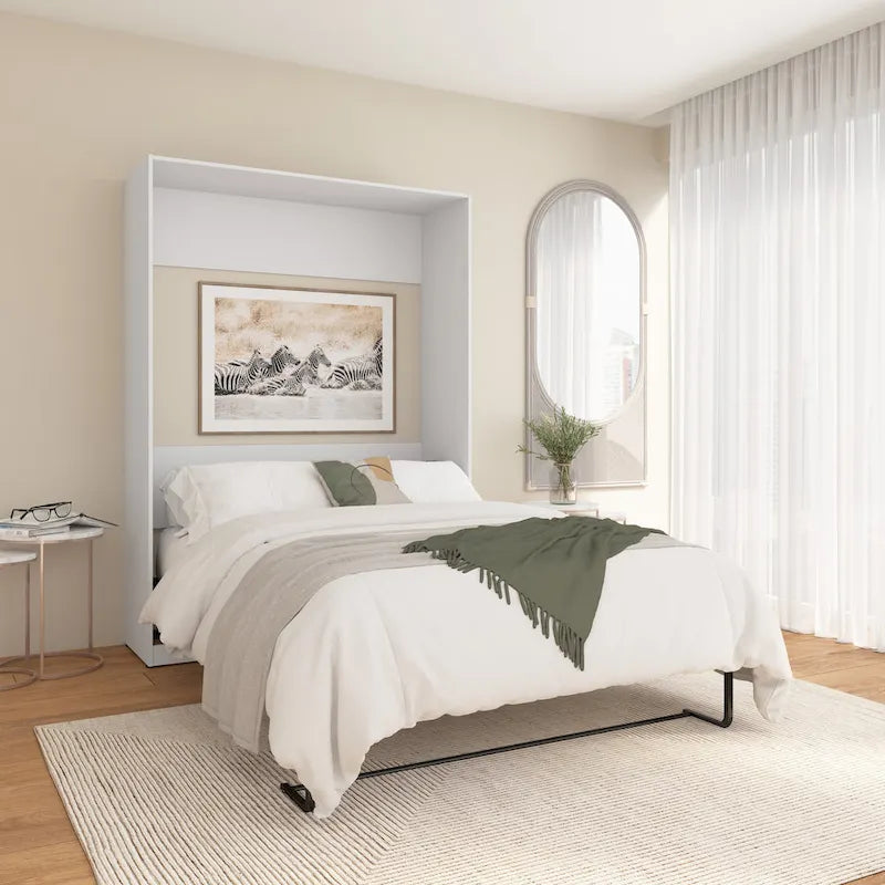 Claremont 59W Space-Saving Full Size Murphy Bed by Bestar