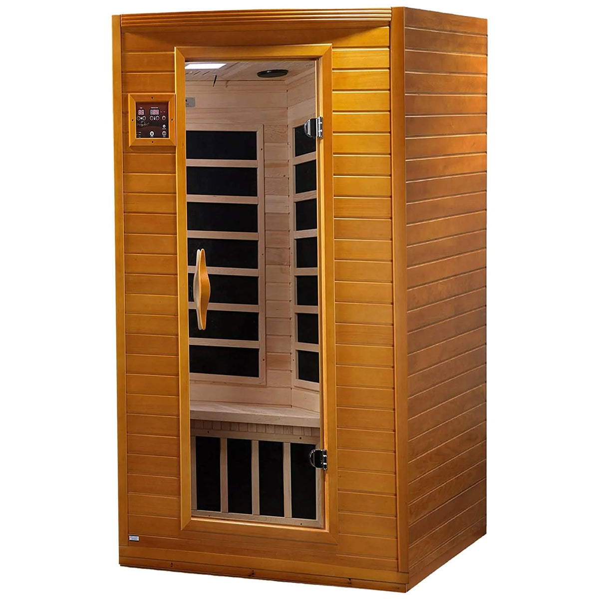 2-Person Low EMF FAR Infrared Sauna, Canadian Hemlock Wood