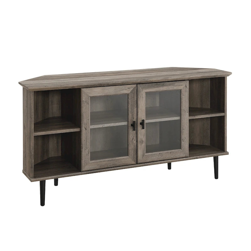 Middlebrook 48-inch Glass Door Corner TV Stand
