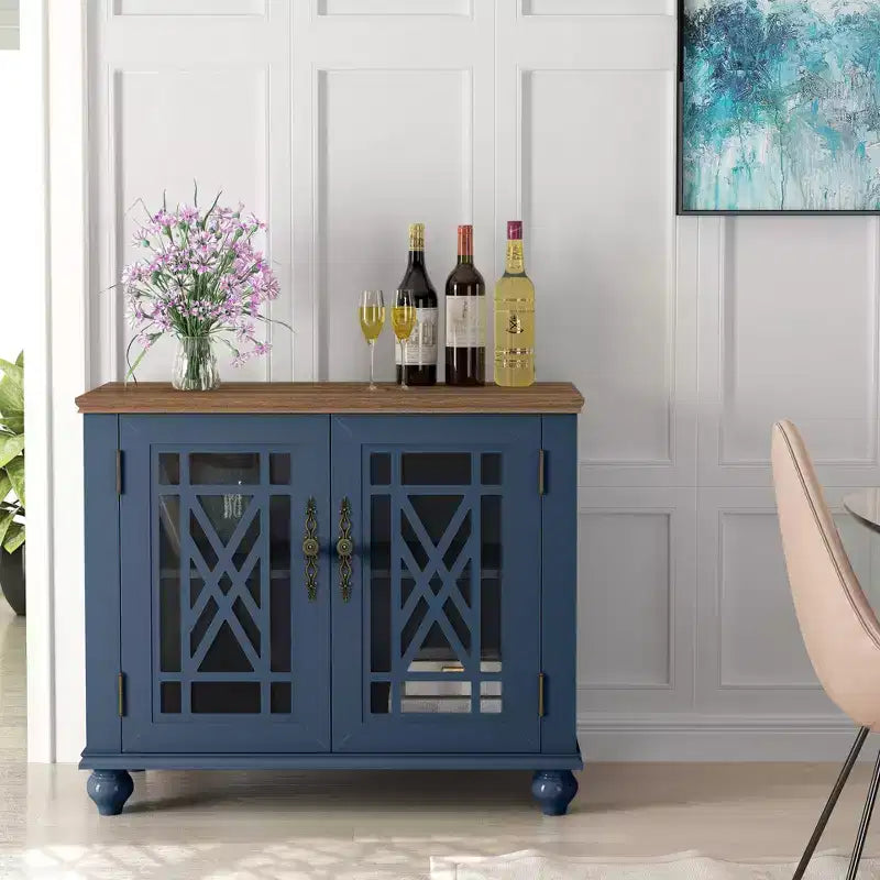 38 Vintage Storage Sideboard Buffet Accent Cabinet - Festivo