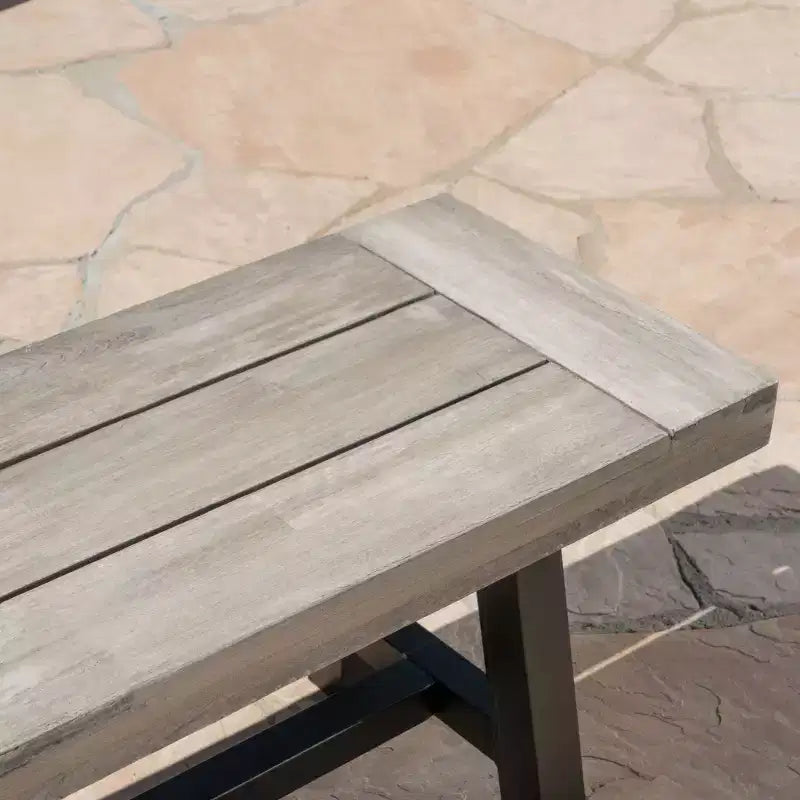 Carlisle 3pc Rustic Wood Patio Dining Set - Christopher Knight Home