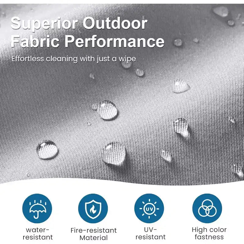 Heynemo Aluminum Outdoor Loveseat, All-Weather Metal Patio Furniture Sofa, Patio Sofa Chair for Porch Backyard Garden