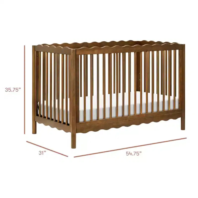 Babyletto Swell 4-in-1 Convertible Crib with Toddler Bed Conversion Kit
