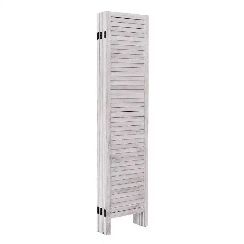 67 High 6 Panel Room Divider Furniture Classic Venetian Wooden Slat Home