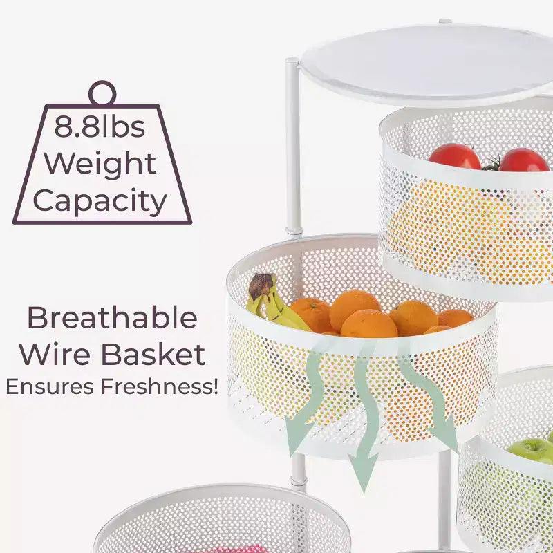 5 Tier Circle Storage