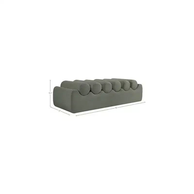 Meridian Furniture,Rumble Vegan Leather Bench