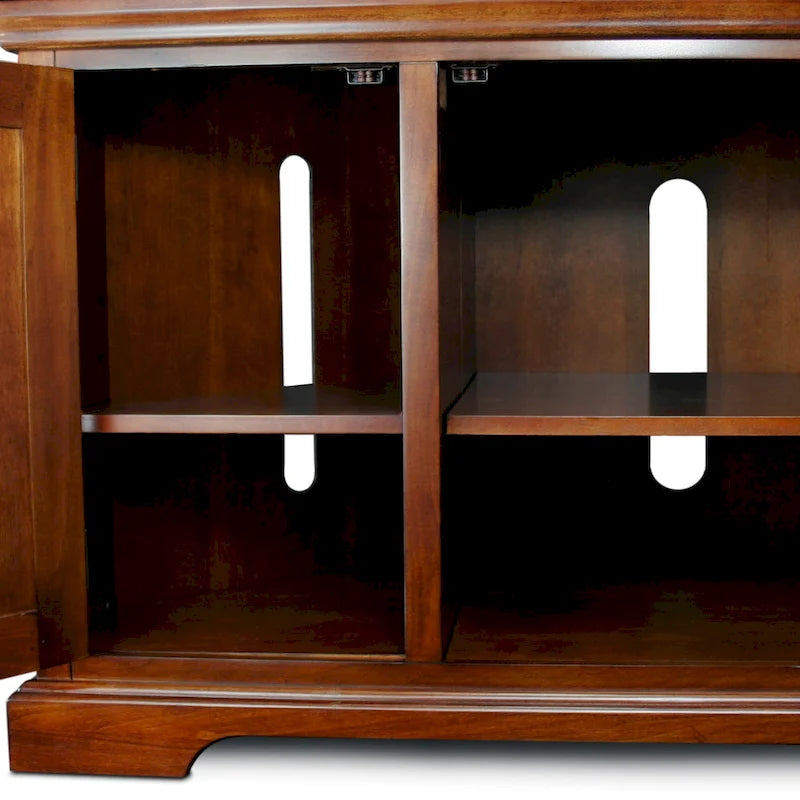 Leick Home Solid Wood Mission Corner TV Stand