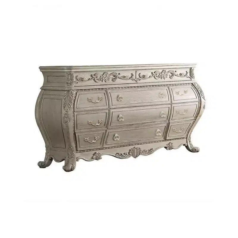 Dresser Antique White Finish