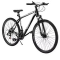 29 Inch Mountain Bike with Front Suspension, 21-Speed Aluminum Frame with Dual Disc Brakes