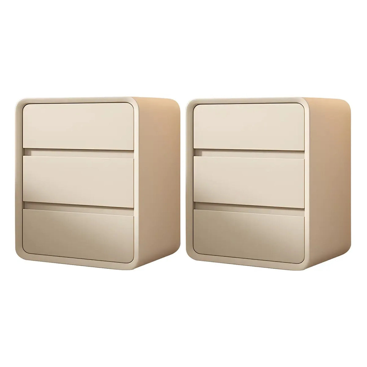 Scandinavian Wood Narrow Bedside Cabinet