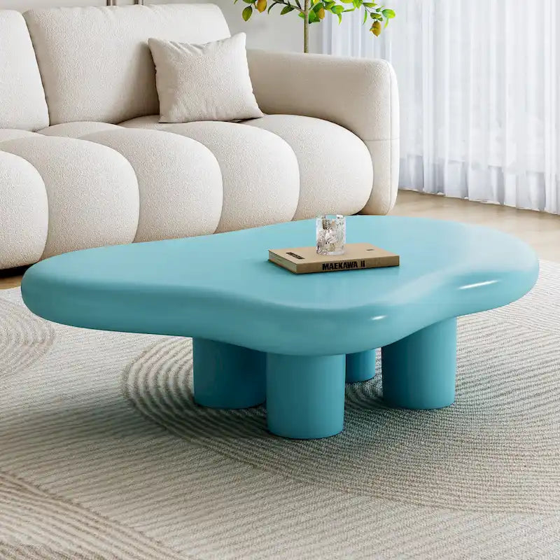 48.5 Modern Cloud Shape 4 Legs Coffee Table