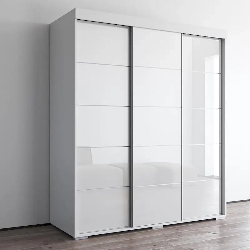 Copper Grove Parasol 71-inch Modern Glossy Armoire
