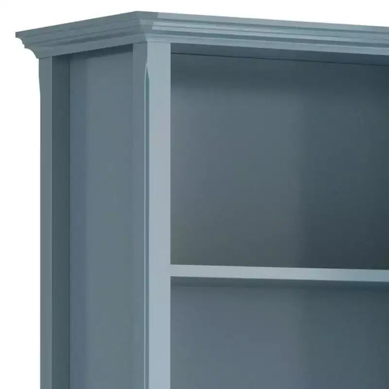 70 Five-Shelf Solid Wood Bookcase - Lacquered Pine, 4 Adjustable Shelves
