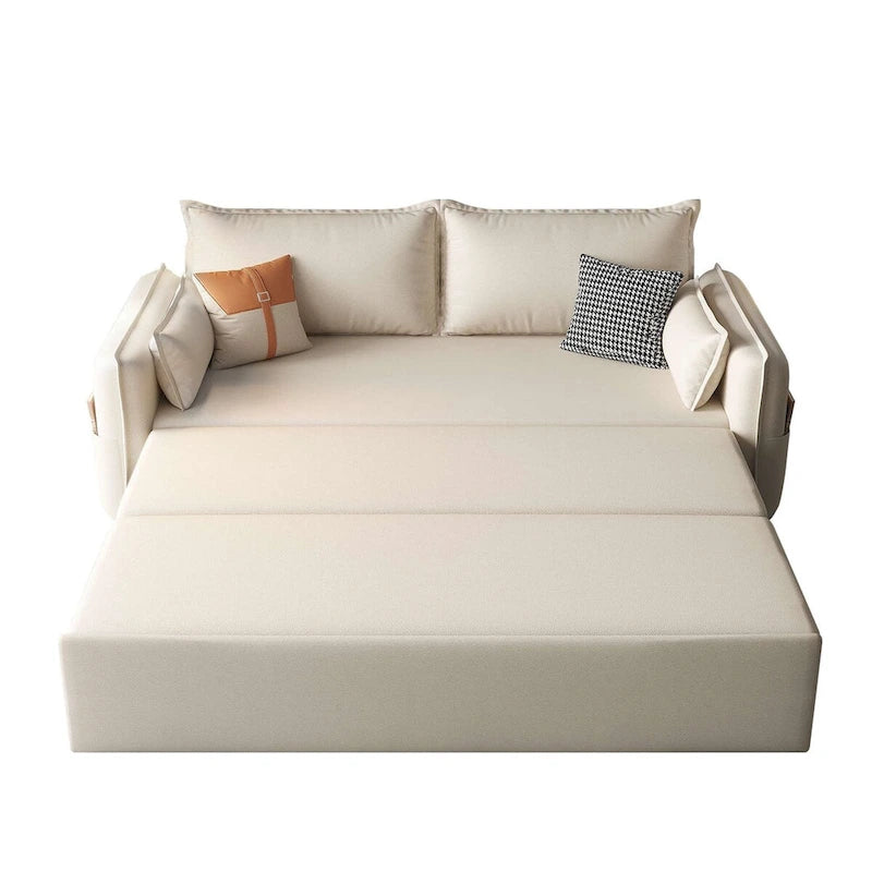 JASIWAY Convertible Sleeper Sofa Bed with Storage