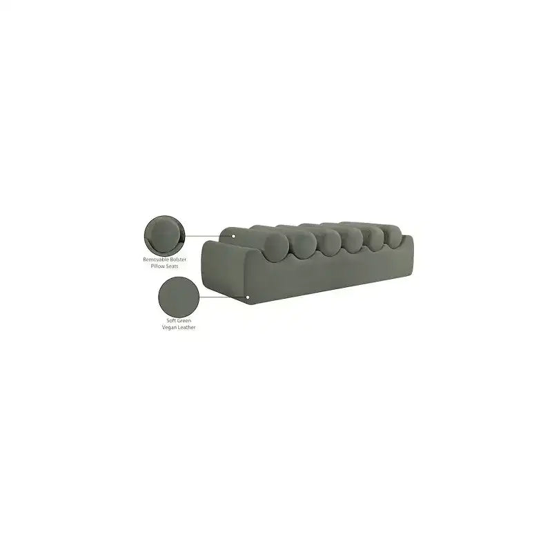Meridian Furniture,Rumble Vegan Leather Bench